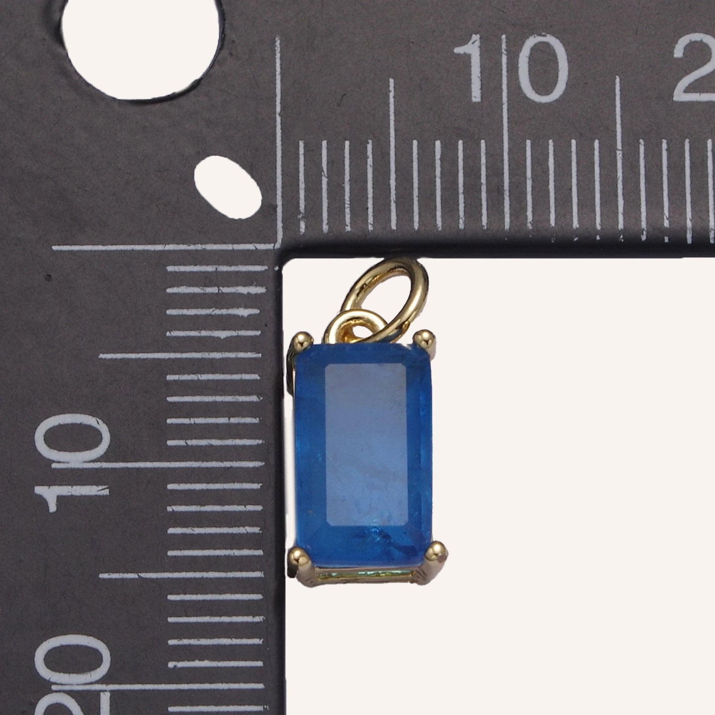 Dainty Rectangle Birthstone