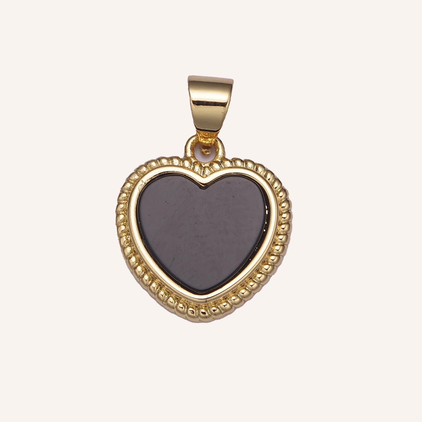 Gold Gemstone Heart