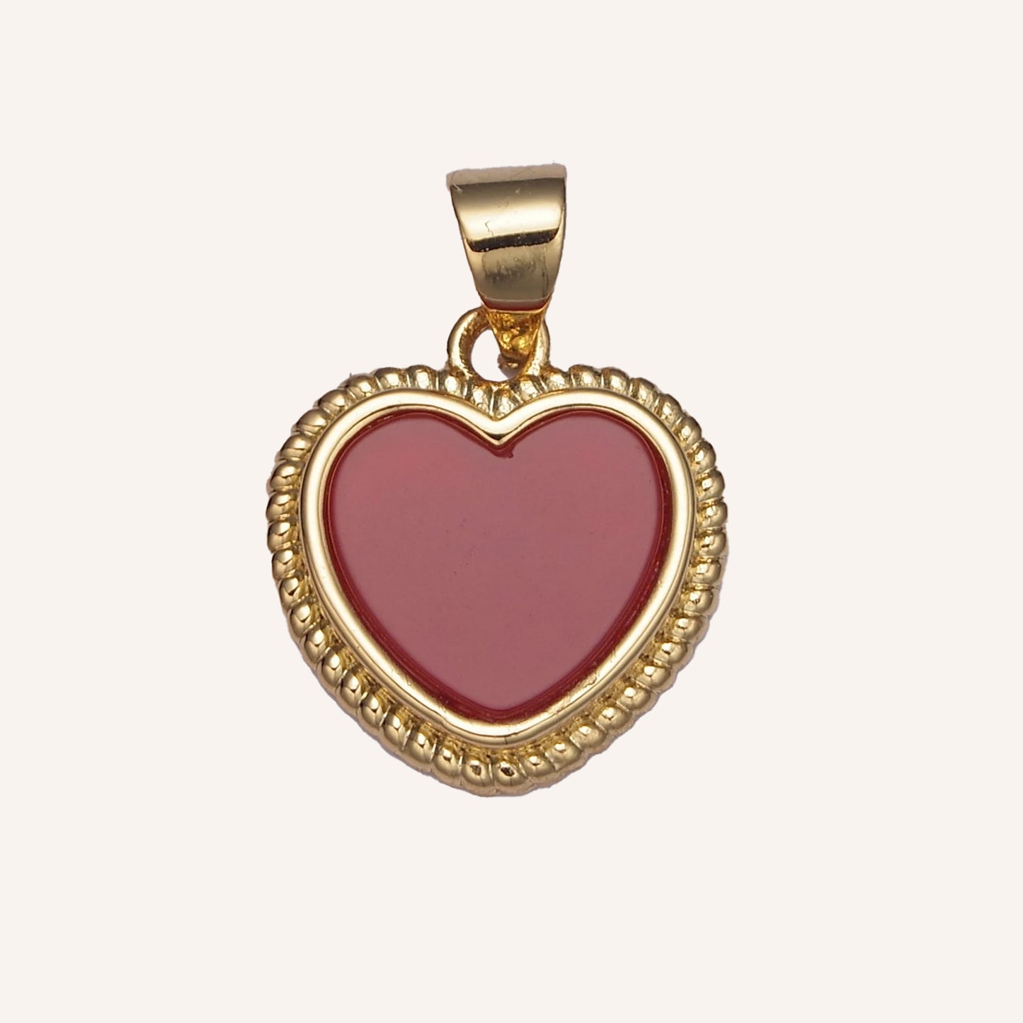 Gold Gemstone Heart