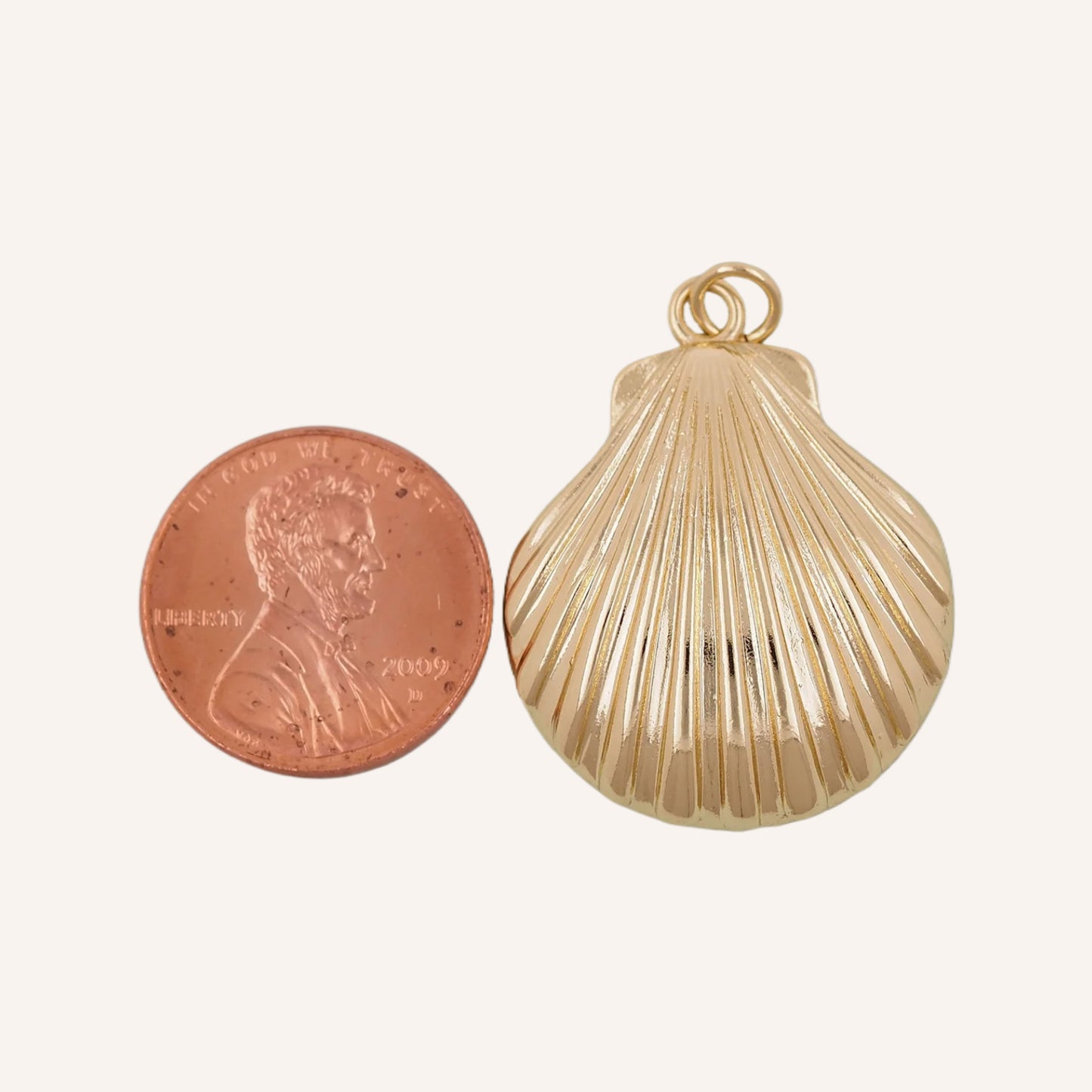 Large Gold Shell