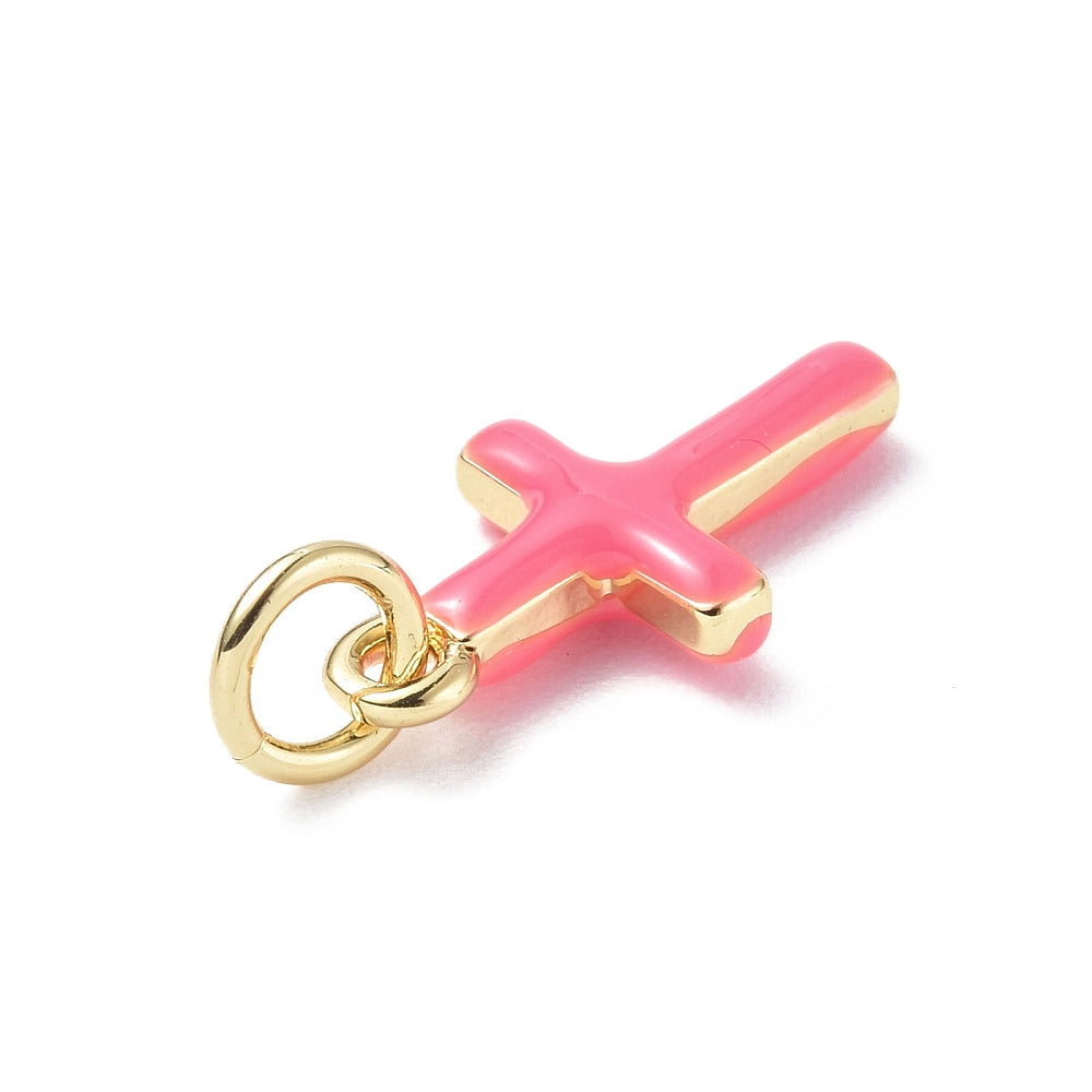 Mini Enamel Cross