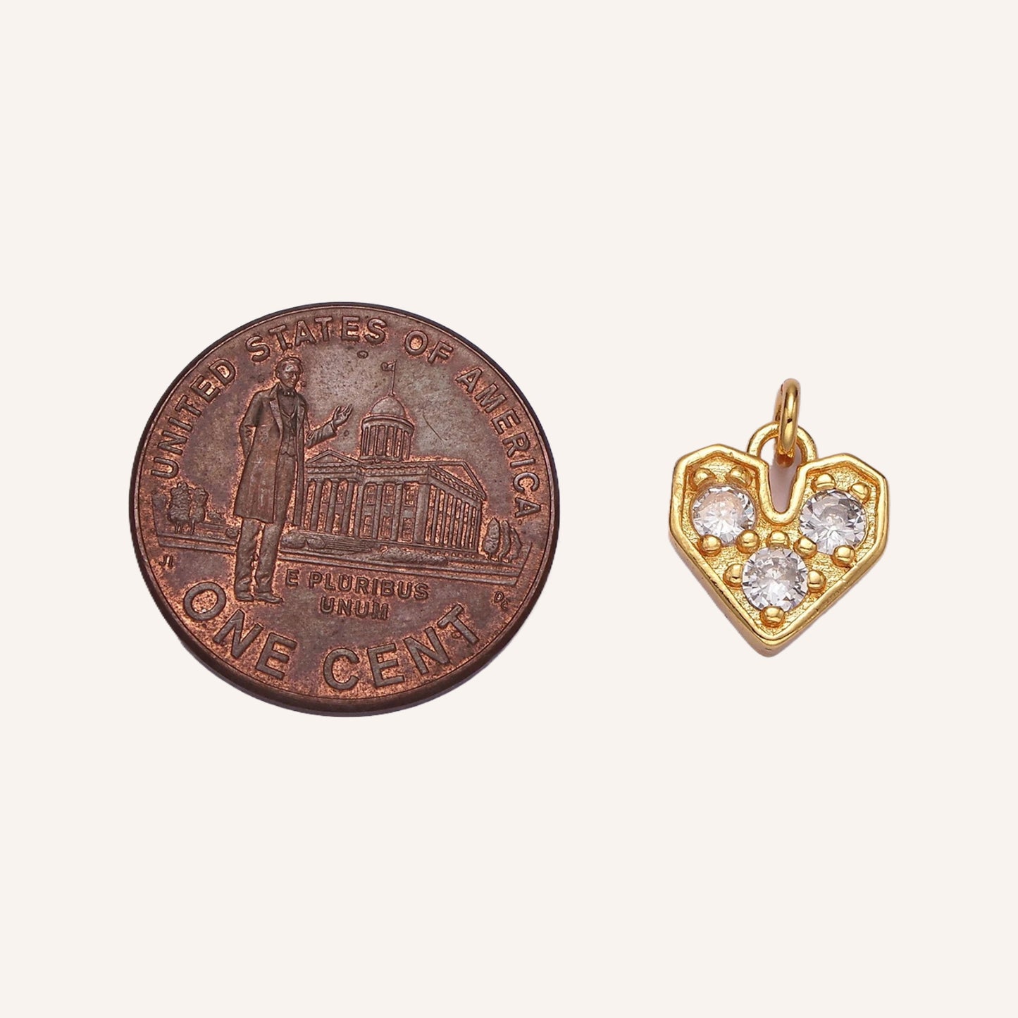 Mini Gold Heart