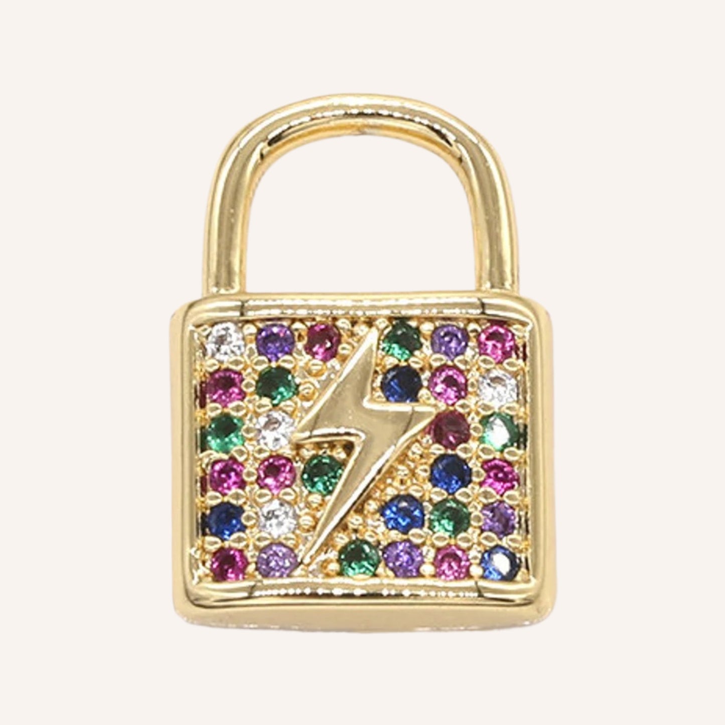 Multi Color Lock Charm