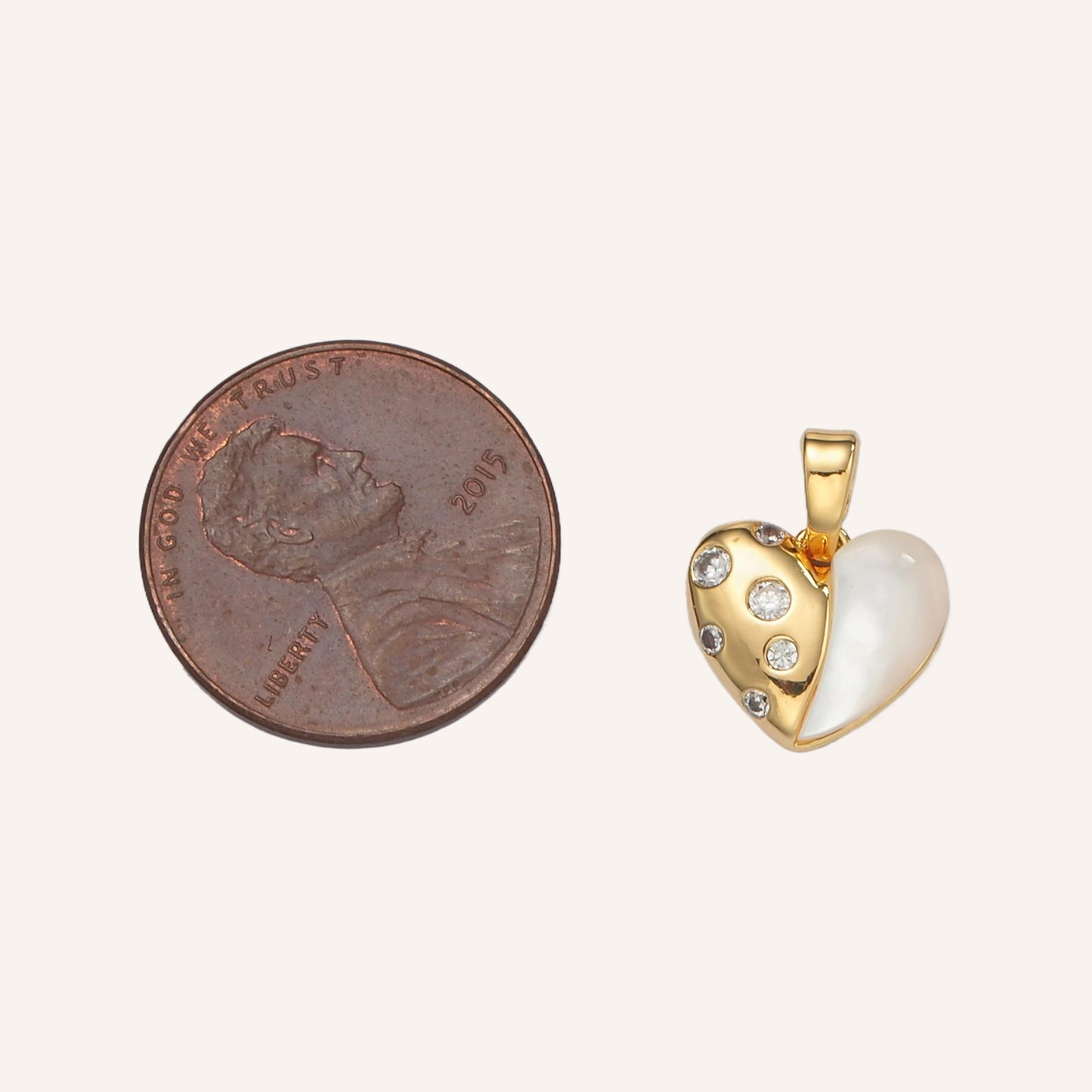 Shell Pearl Heart