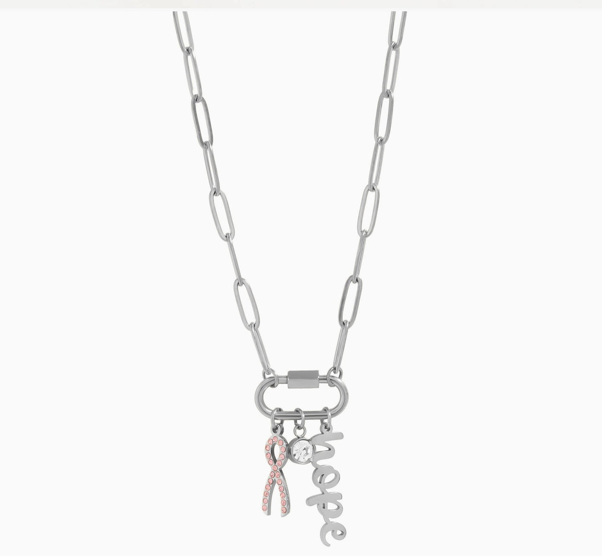 Breast Cancer Awareness Necklace