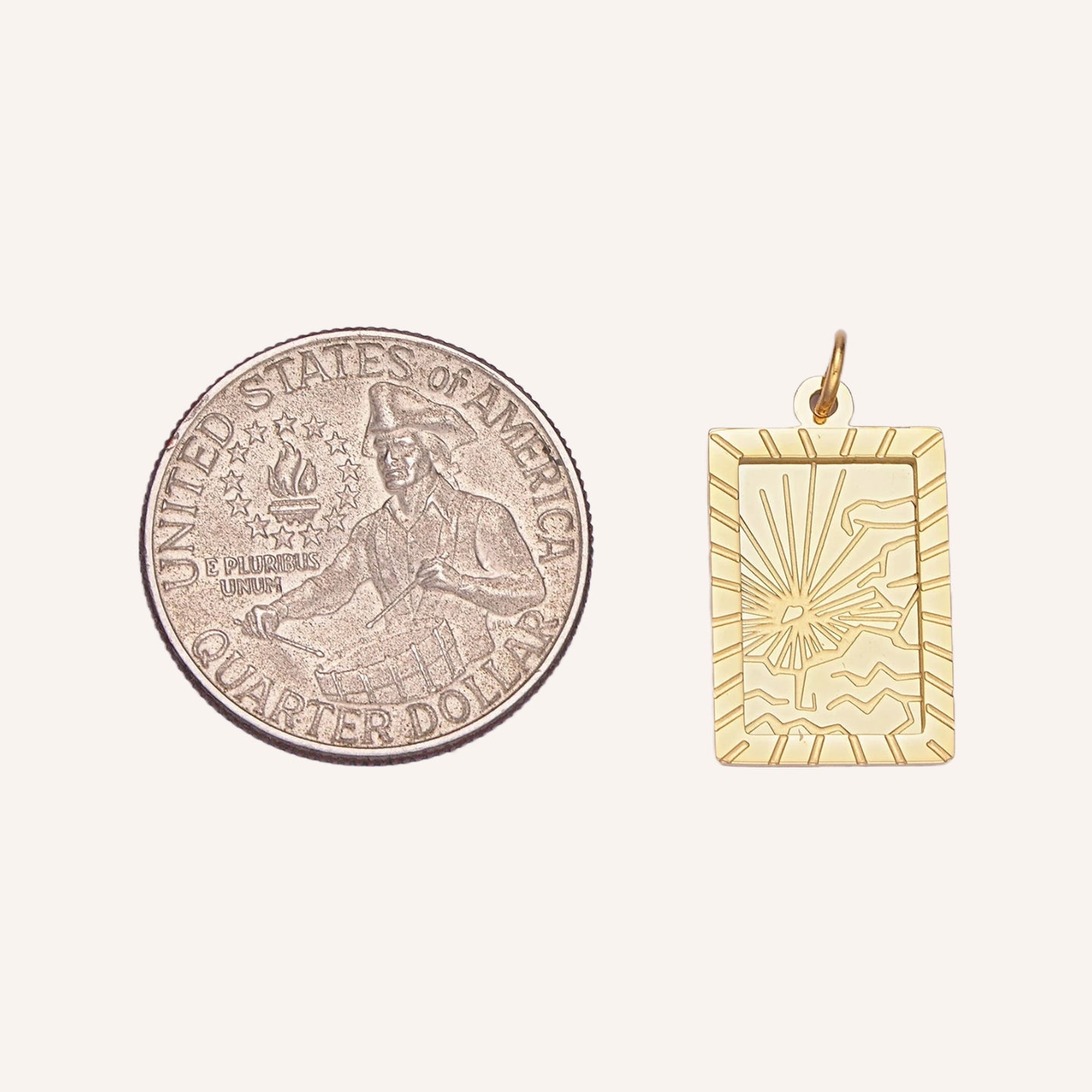 Morning Sky Sun Charm