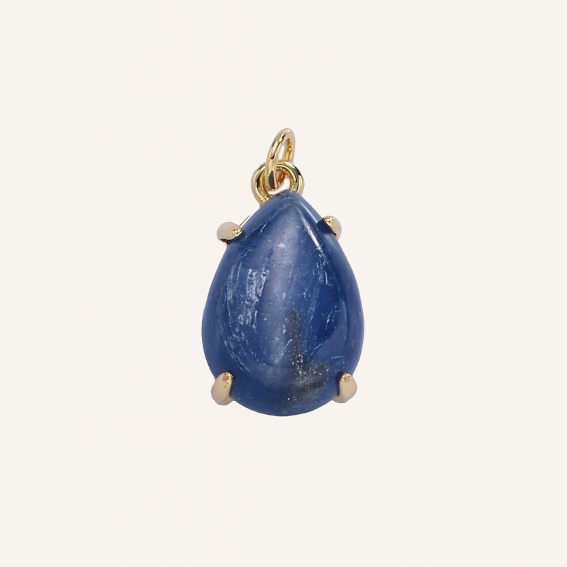 Blue Teardrop Gemstone