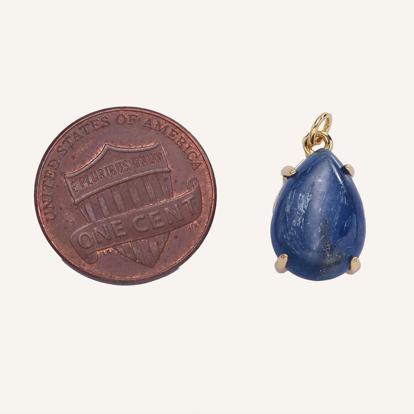 Blue Teardrop Gemstone