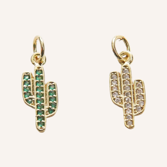Cactus Charm - Green or Clear