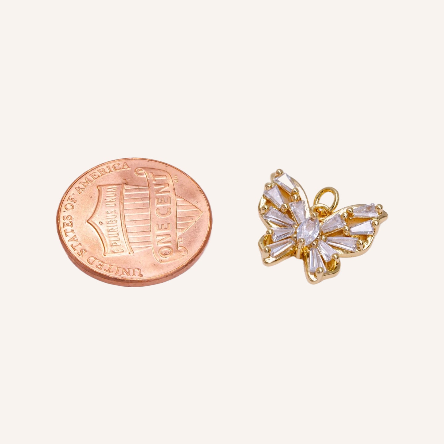 Clear Marquise Butterfly