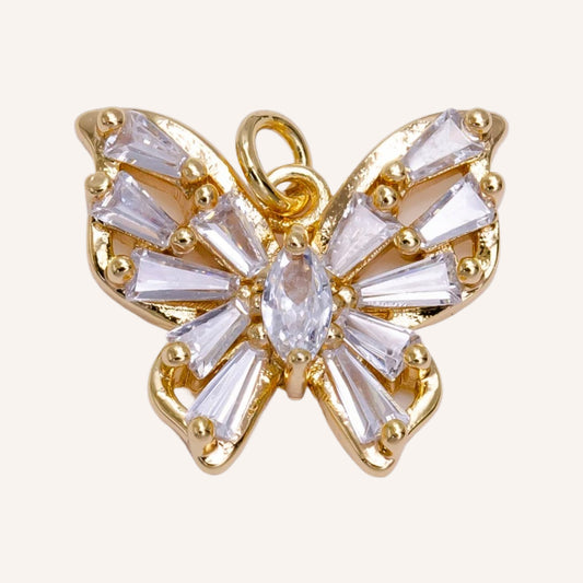 Clear Marquise Butterfly