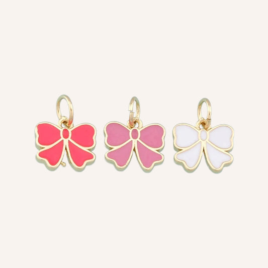 Colored Enamel Bow