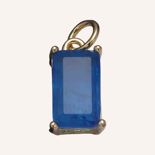 Dainty Rectangle Birthstone