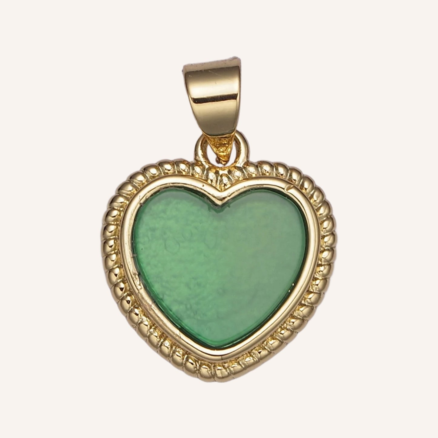 Gold Gemstone Heart