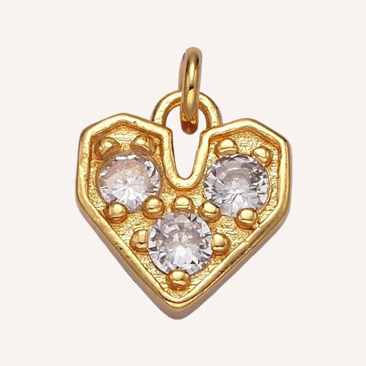 Mini Gold Heart