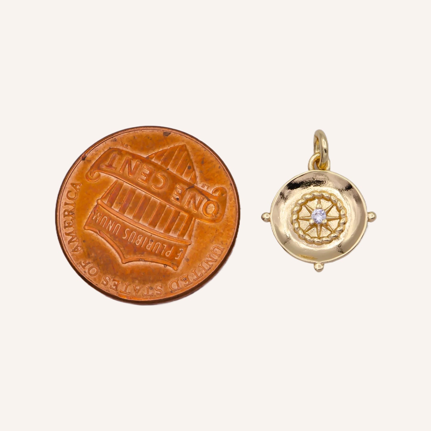 Mini Gold North Star Compass