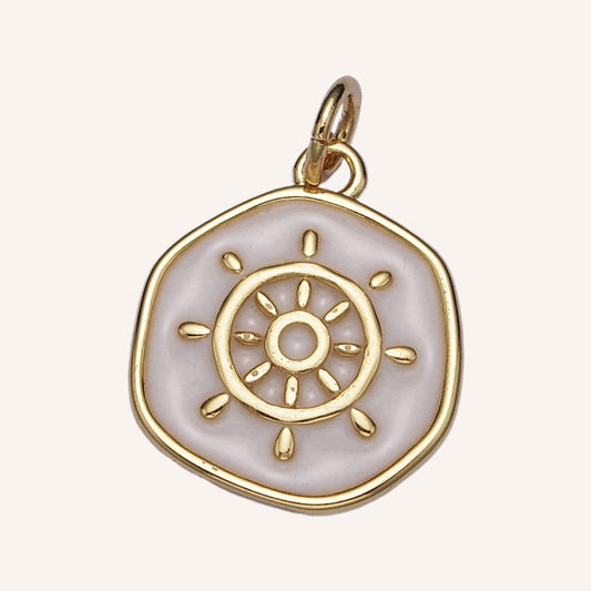 Gold Ship Steering Wheel