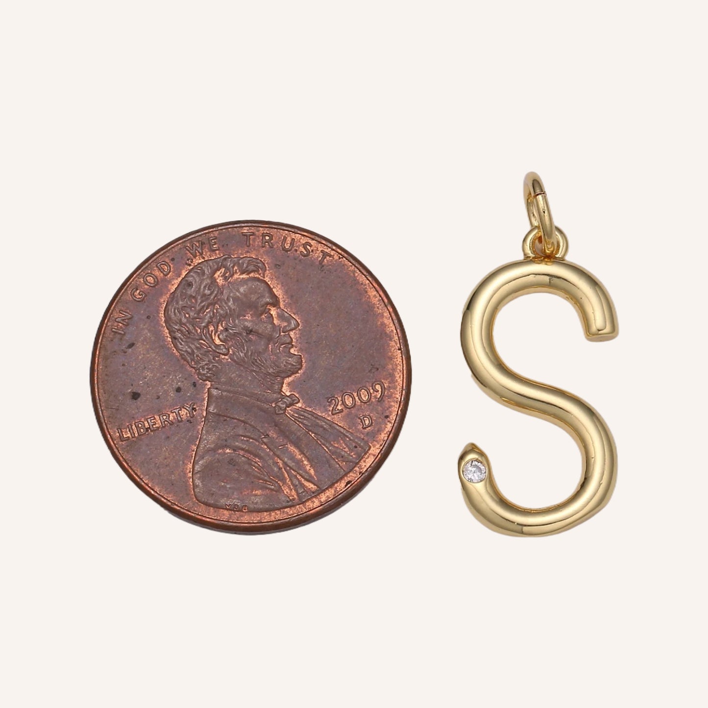 Thin Letter Charms