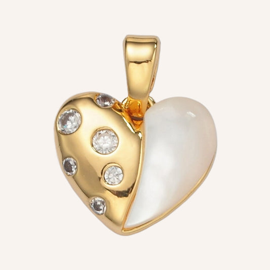 Shell Pearl Heart