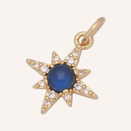 Navy Gold Star Pendant