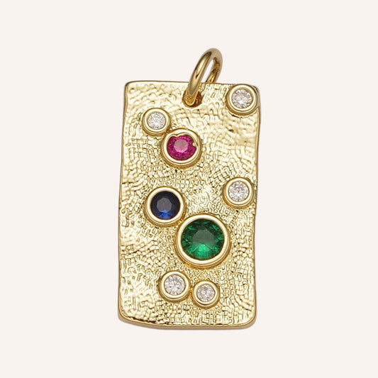 Rectangle Bubble Charm
