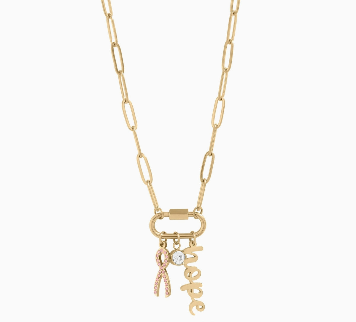 Breast Cancer Awareness Necklace