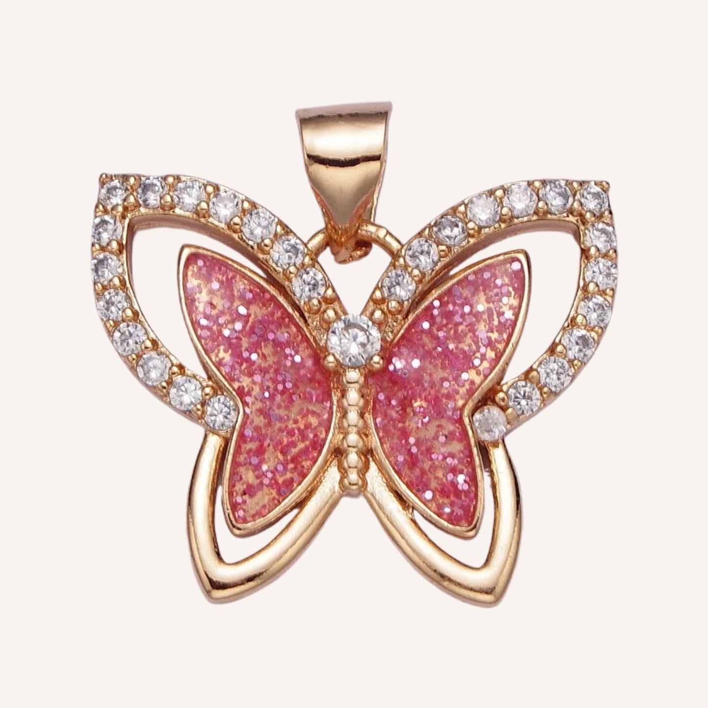 Sparkly Pink Butterfly
