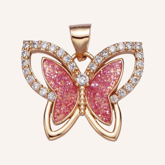 Sparkly Pink Butterfly