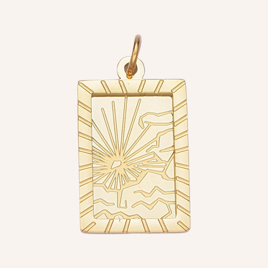 Morning Sky Sun Charm
