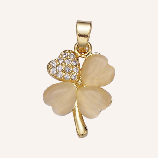 Yellow Four Leaf Clover